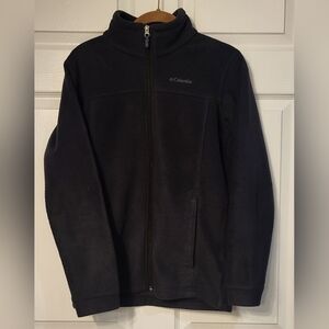 Child's Columbia Black Fleece Jacket Size XL (14/16)